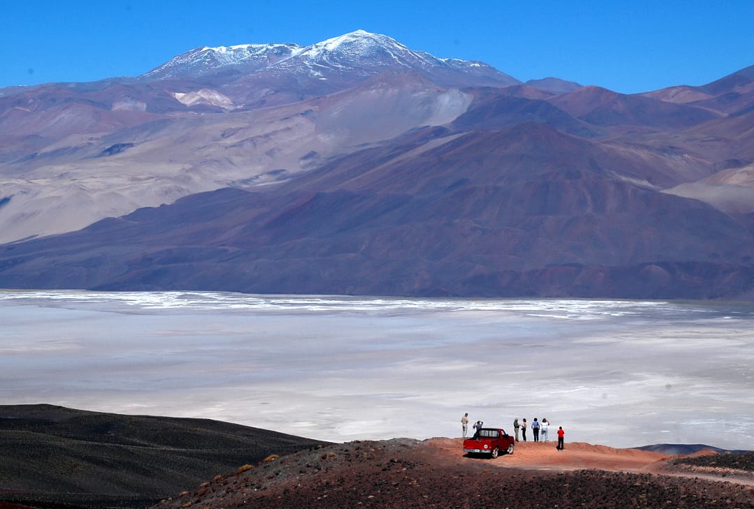 Argentinië Salta en Jujuy Antofalla Salar uitzicht