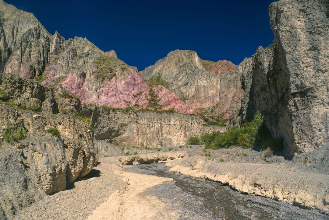 Argentinië Quebrada de humahuaca uitzicht