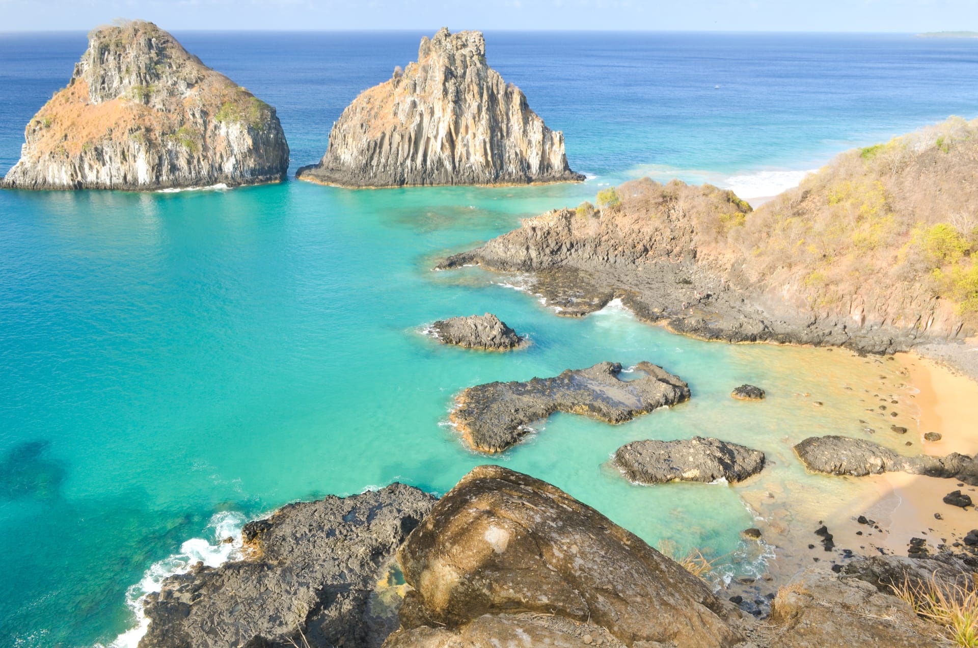 Luxe familie rondreis Brazilië Fernando do Noronha strand