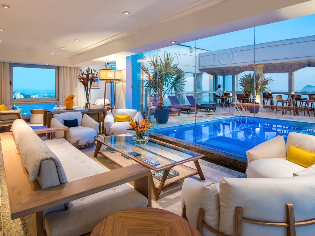 Brazilië Rio de Janeiro Sofitel Ipanema zwembad