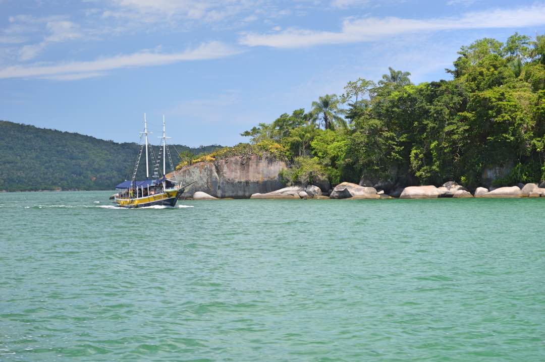 Brazilië Paraty boottocht voor de kust