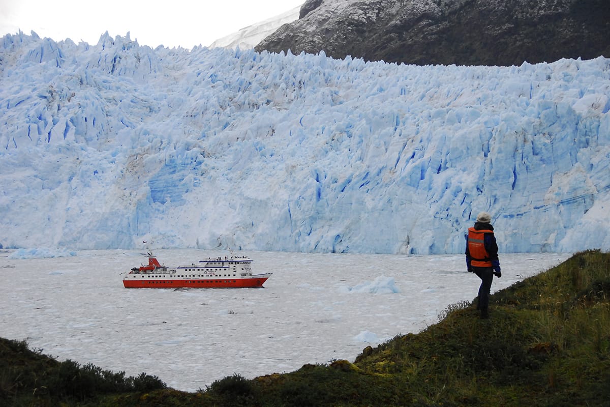 Chili Patagonie Skorpios Cruises gletsjer Amalia