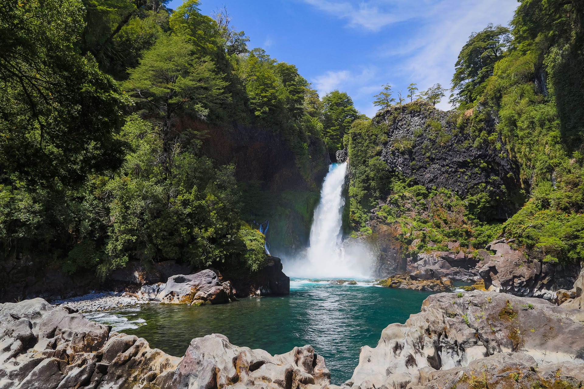 Chili Merengebied watervallen