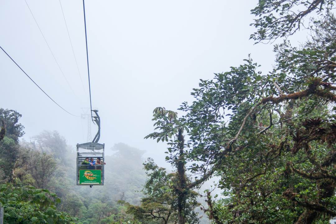 Costa Rica Monteverde Sky Tram kabelbaan