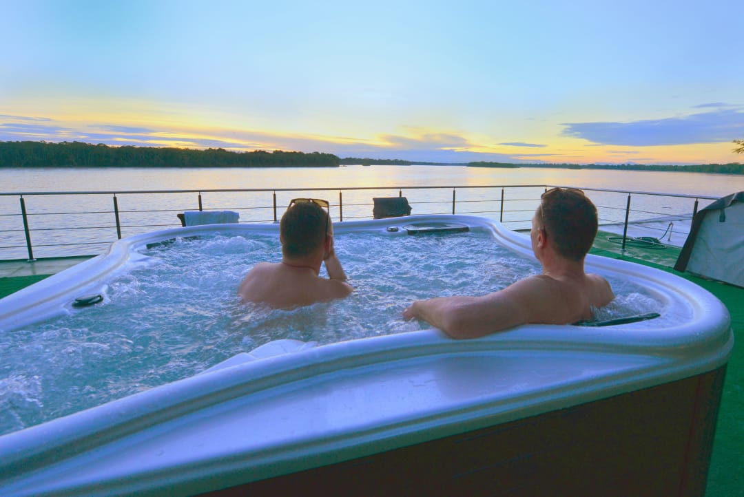 Ecuador Amazone Anakonda Cuise jacuzzi