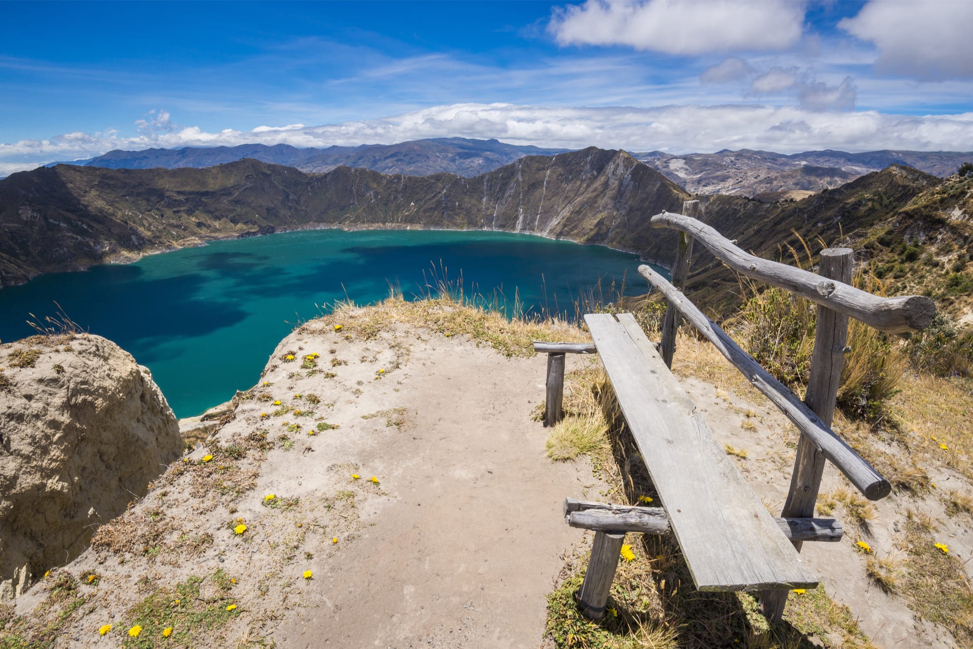 Ecuador Quilotoa kratermeer