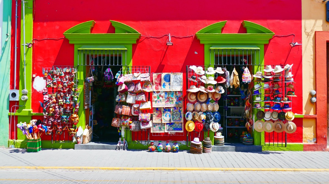 Mexicaanse Cholula souvenir shops