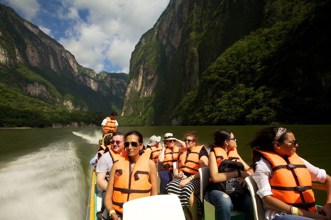 Mexico Chiapas Canyon del Sumidero boottocht