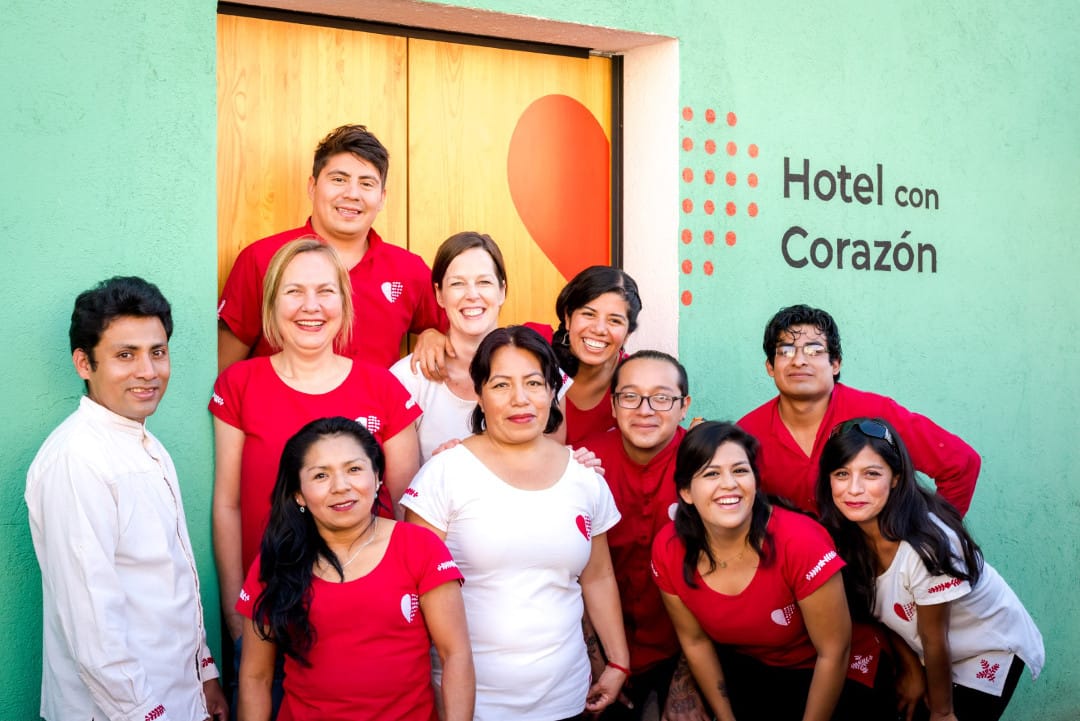 Mexico Oaxaca Hotel con Corazon team