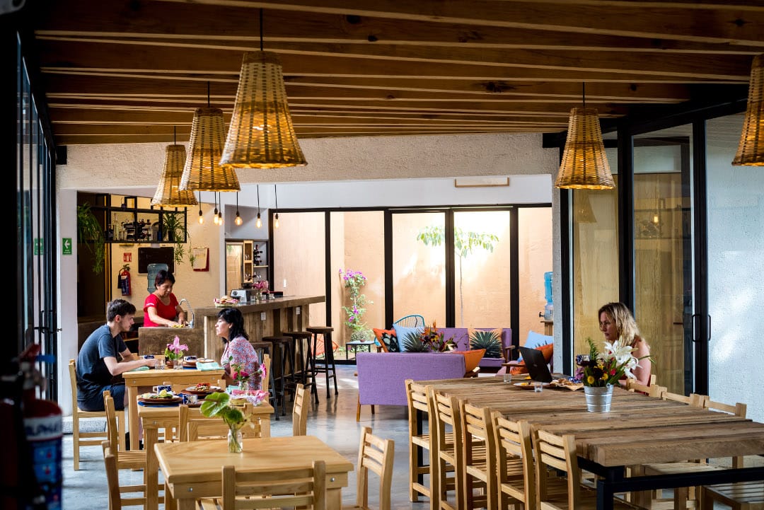 Mexico Oaxaca Hotel con Corazon restaurant