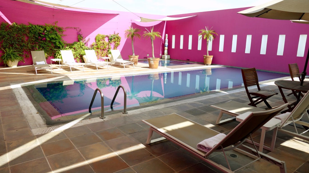 Boutique hotels in Mexico Puebla Casa reyna zwembad