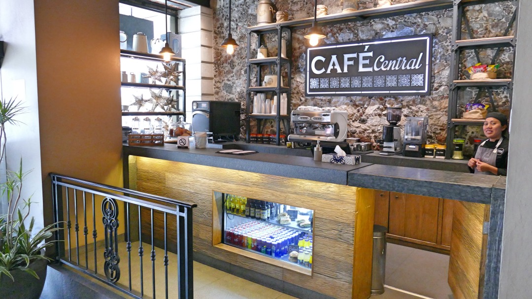 Mexico Stad historico central cafetaria