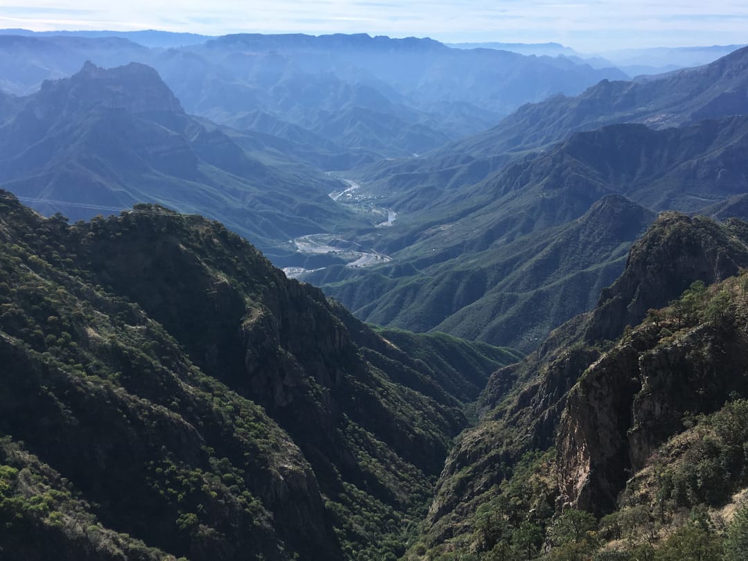 Mexico Copper Canyon uitzicht Gallego