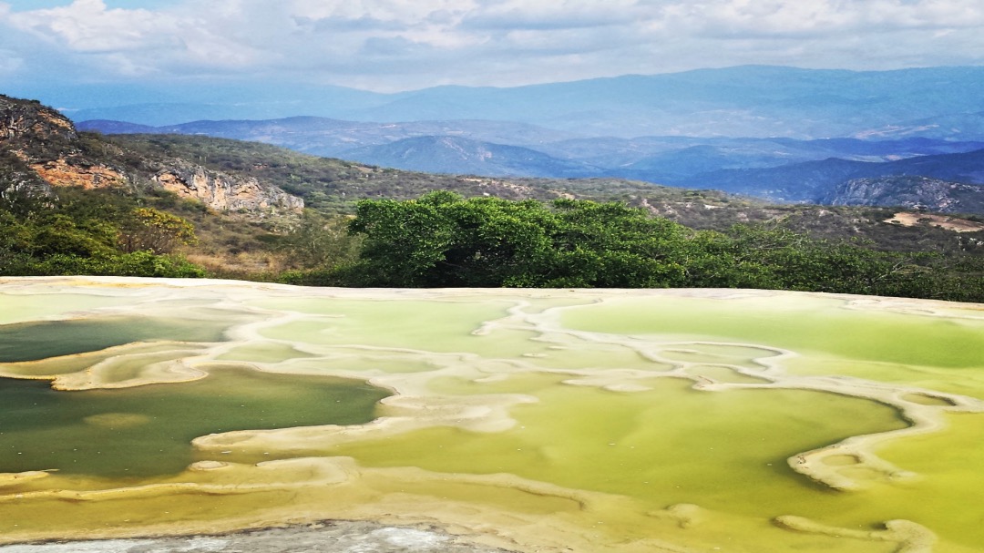 Mexico Oaxaca Hierve el Agua relaxen