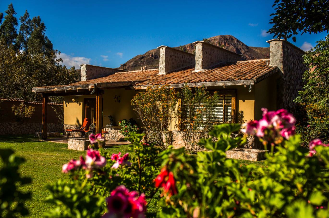 Peru Hotel Sol y Luna tuin