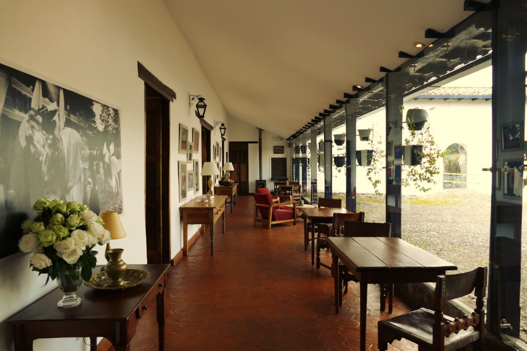 Ecuador Andes Hacienda Zuleta wandelgang