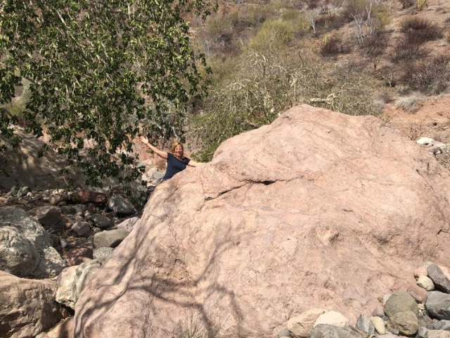 Mexico Loreto Nicole Hiking Canyon