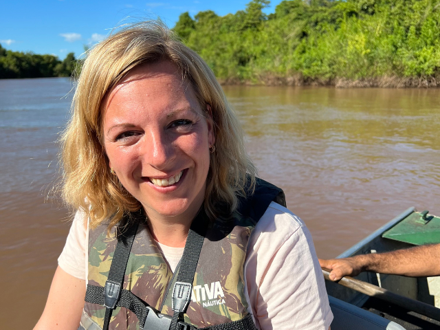 Nicole in Pantanal Brazilië
