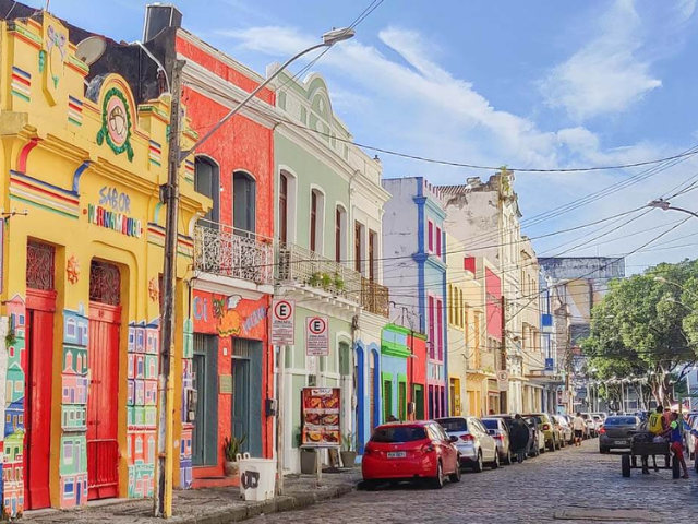 Brazilië Olinda Straat