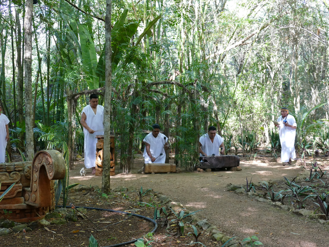 Mexico Chocolade Museo Uxmal Ceremonie