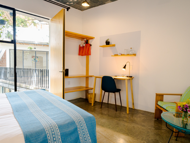 Hotel Con Corazon in Oaxaca zithoek