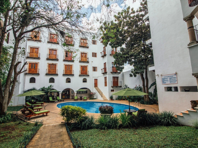 Mexico Valladolid Meson del Marques Zwembad