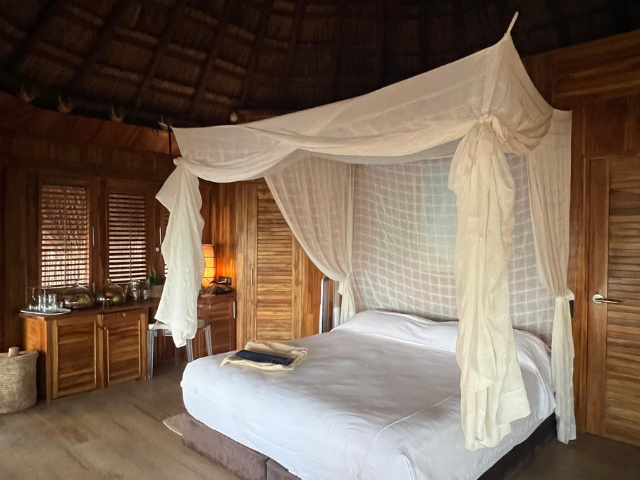 Colombia Baru Hotel las Islas Bungalow zeezicht