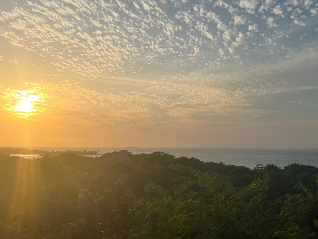 Colombia Baru Hotel las Islas Zonsondergang