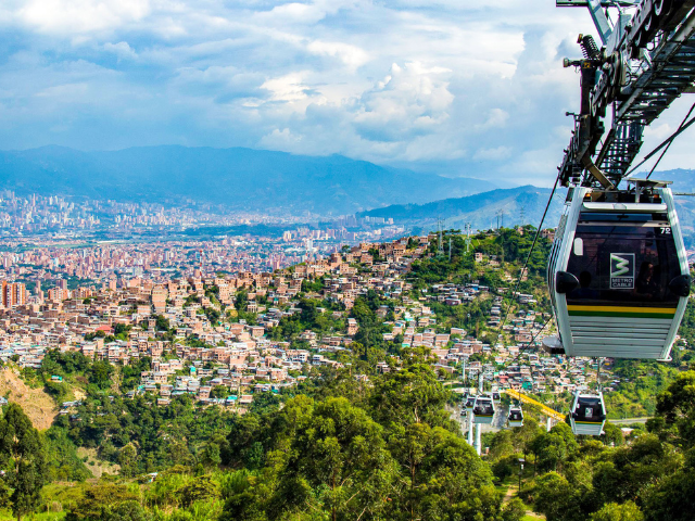 Colombia Medellin Kabelbaan