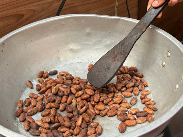 Colombia Santa Elena Cacao Bonen roosteren