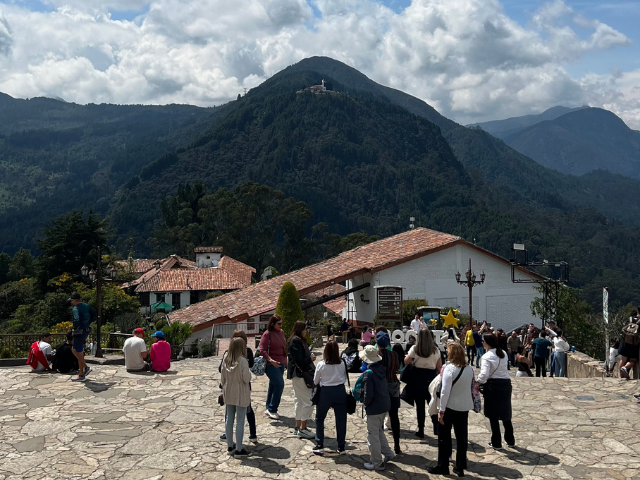 Colombia Bogota Monserrate Bergen Reizigers