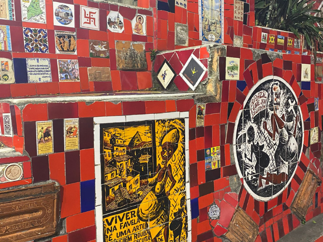 Brazilië Rio de Janeiro Lapa Selaron trap