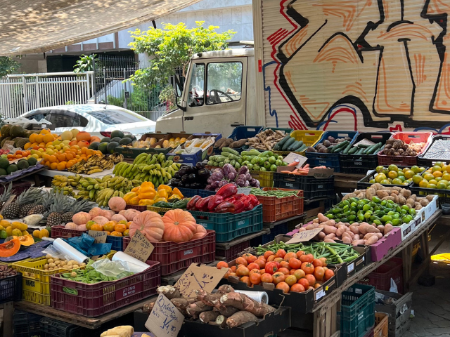 Brazilië Rio lokale fruitmarkt