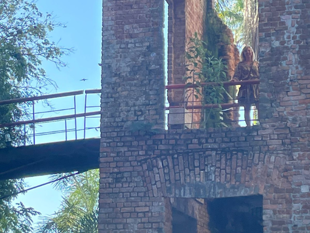 Brazilie Rio de Janeiro Santa Teresa Ruines Nicole