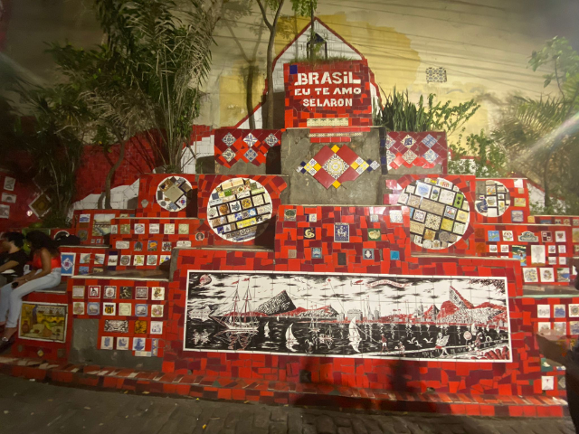 Brazilië Rio Trappen Selaron Lapa