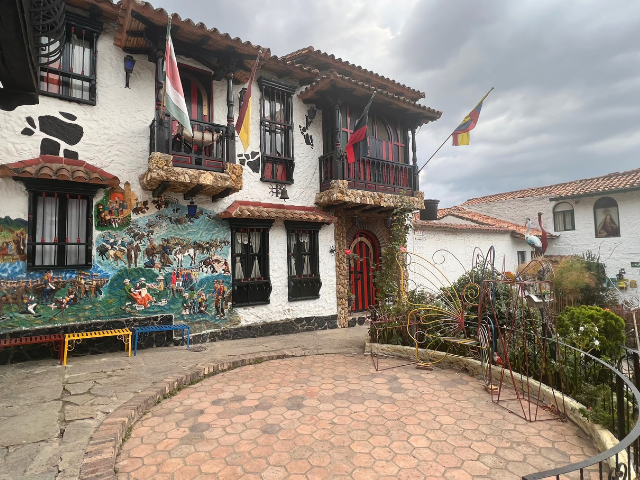 Colombia Boyaca Pueblito Boyacense Dorpje