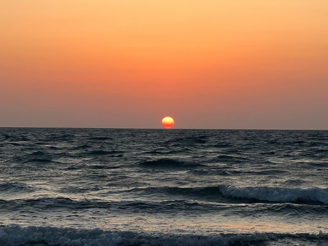 Colombia Isla Mucura Zonsondergang