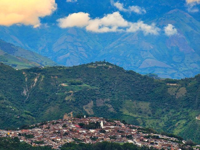 Colombia Salamina dorpje