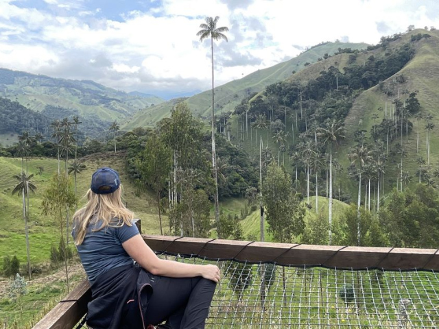 Colombia Valle Samaria uitzicht