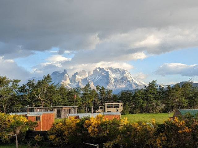 Chili Torres del Paine Morena Lodge uitzicht
