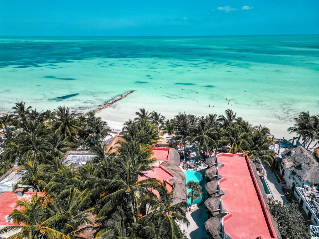 Mexico Hotel Holbox Dreams Uitzicht