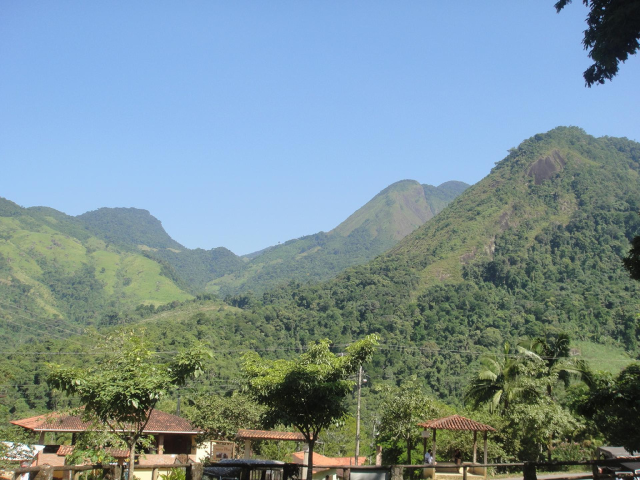 Brazilië Paraty Mountainbike uitzicht