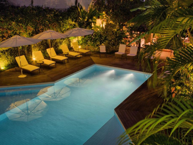 Brazilië Paraty Pousada Ouro zwembad