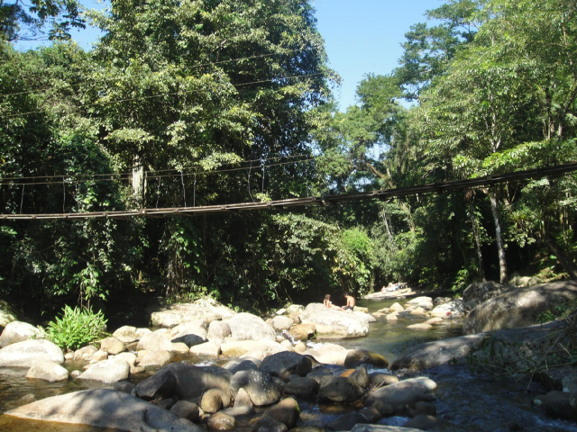 Brazilië Paraty Waterval mountainbike zwemmen
