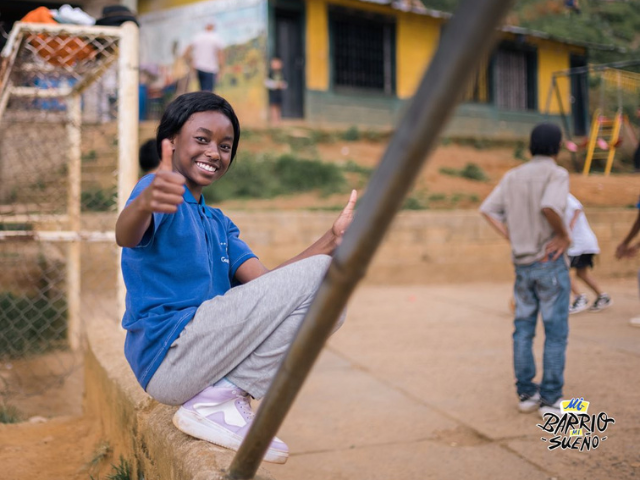 Colombia Mi Barrio op het veld