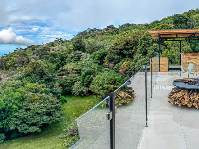 Costa Rica Monteverde Cloud Forest Lodge uitzicht