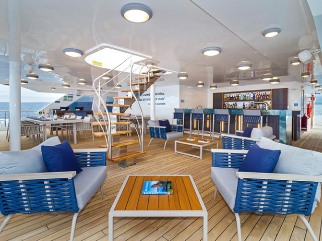 Galapagos Cruise Cormorant Lounge