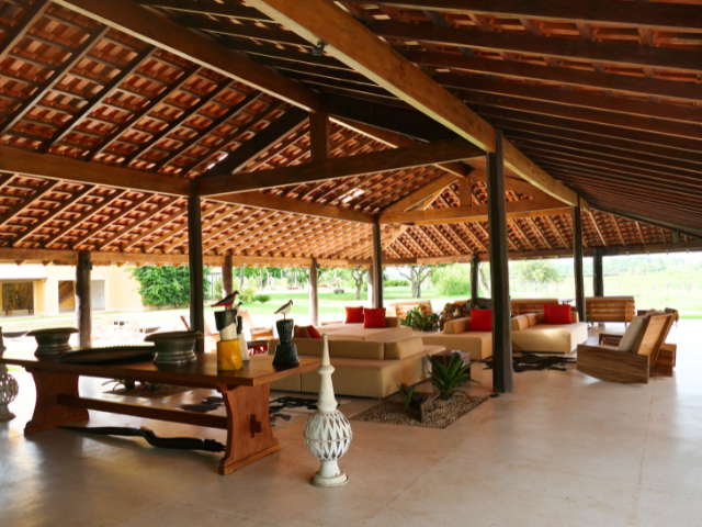 Pantanal Brazilië Caiman Lodge Lounge