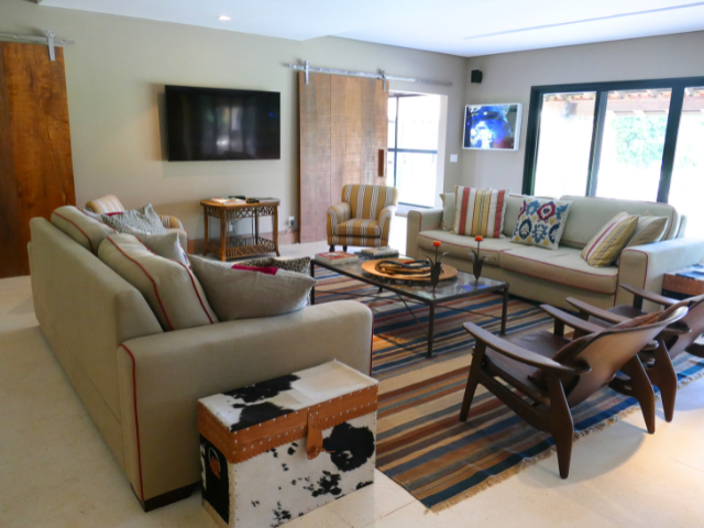 Pantanal Brazilië Caiman Lodge Woonkamer