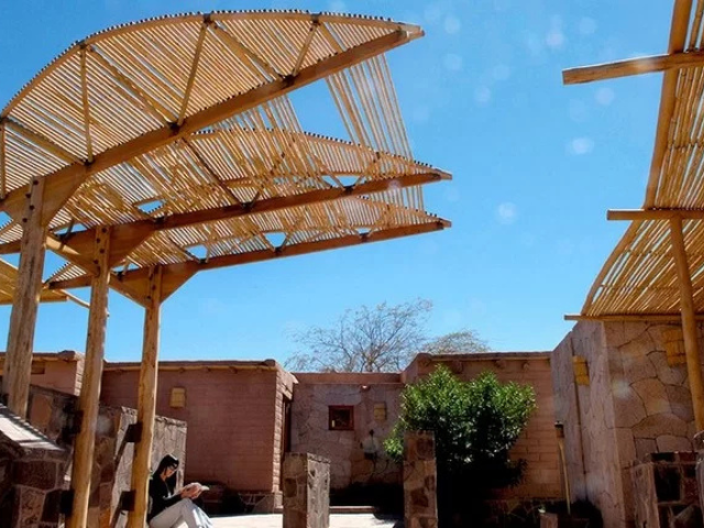 Chili Atacama Hotel Kimal terras